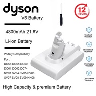 For Dyson V6 4.2Ah 21.6V Lithium Ion rechargeable battery for DC56 DC58 DC59 DC61 DC62 DC61 Vacuum C