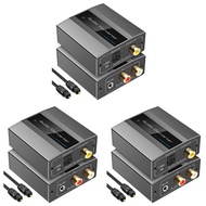 Analog to Digital Audio Converter RCA to Optical with Optical Cable Audio Digital Toslink and Coaxia
