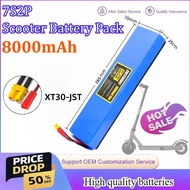 8000mAh 18650 7S2P Li-ion Rechargeable Battery Pack 25.2V for Battery Replacement of 29.4V Electric 