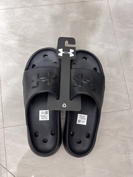 全新 US 11 - Under Armour 黑色拖鞋