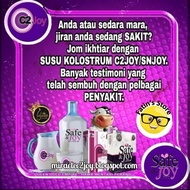 C2Joy @ Safe & Joy Campuran Minuman Susu Skim dan Kolostrum Mixed Skim Milk and Colostrum Drink