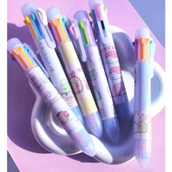 sumikko gurashi BallPoint Pen 10 In 1 Multi-color BallPoint Pens stationary School Office