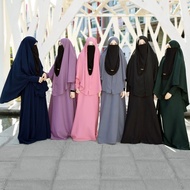 Set Adelia Khimar & Jubah Niqavie