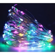 10m USB LED星星聖誕樹串燈 USB String Lights, 10m 100 LED Fairy Lights for Christmas, Wedding, Multicolor