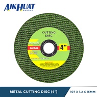 4"/107mm Metal Cutting Disc Angle Grinder Cut Off Wheel Stainless Steel  Mata Grinder Potong Besi