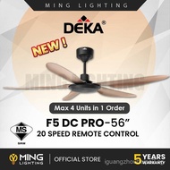 (Sirim) DEKA F5DC PRO Ceiling Fan 10+10 Speed ​​Ceiling Fan Syiling Cooling