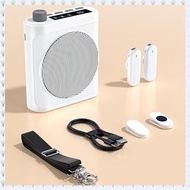(PZXS) Wireless Speaker Voice Amplifier with Lavalier Microphone for Teachers Elderly Tour Guides
