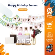 Happy Birthday Banner – Hanging Flags, Party Decoration, Colorful, DIY, Party Ideas for Celebrations