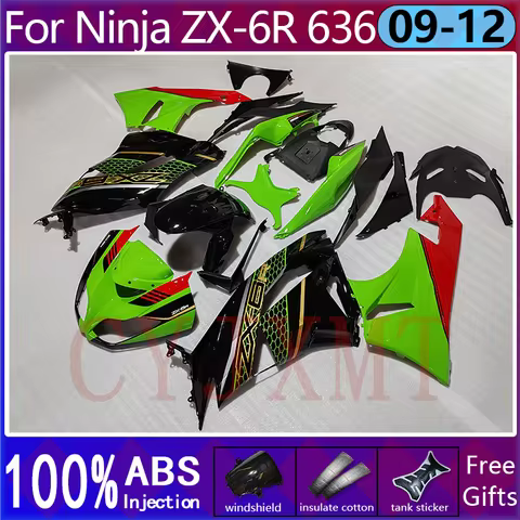 ABS Motorcycle Fairings for Kawasaki Ninja636 ZX-6R636 2009-2012 Fairing Kit Ninja ZX6R 636 09 10-12