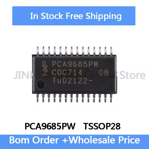 (2-10pieces) PCA9685PW PCA9685 TSSOP28 LED driver chip IC 100% quality IC in Stock Wholesale