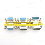 DB9 Mini 9Pin Male Female converter Gender Adapter RS232 Serial plug Com Connector  MY27B3
