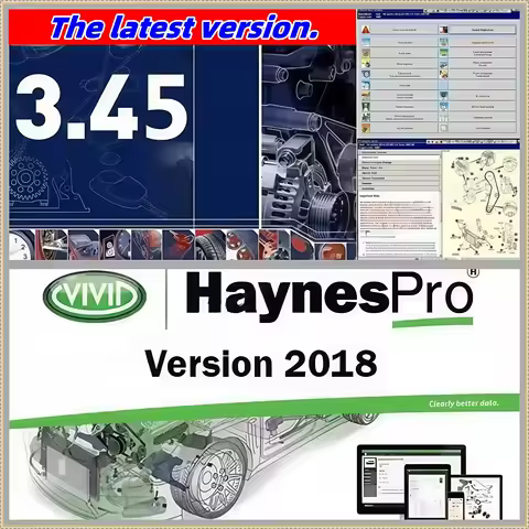 2025 Latest Auto Data 3.45 Car Software + vivid HAYNES PRO 2018 AtrissStakis Technik Workshop DATA M