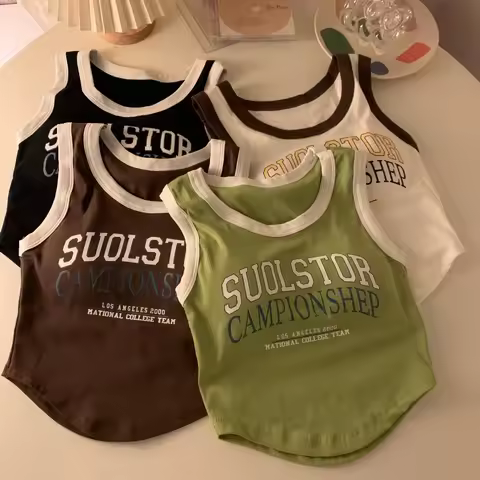 Letter Printed Tank Woman Korean Fashion Colorblock Built In Bra Omighty Tanks Women Sleeveless Casu