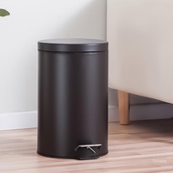 Top Trash Can Rubbish Bin Pedal Operated Bathroom Bin Waste Bin Easy Pedal Operated Waste Bin
