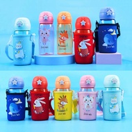 Crossed-Body Baby Flask Child Water Bottle Cup 700ml Water Bottle Infant Newborn Baby Training Cup Bottle for Kids with Pouch