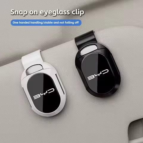 Sunglasses Holder Clamp Car Sun Visor For BYD M6 G3 G5 T3 13 F3 F0 S6 S7 E5 E6 L3 tang yuan atto3 so