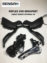 SENSAH groupset REFLEX 2x8 speed brake lever for road bike shifter bicycle derailleurs compatible So