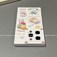 INS 3D Balloon Dog Phone Case for Apple 1513 iPhone14 Promax 11/12 Square Phone Case