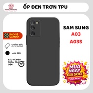 Samsung A03, A03s, A03 Core plain black case | SS galaxy flexible phone case protects the Samsung ph