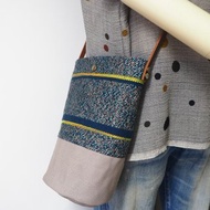 織布水桶袋(花紋綠)