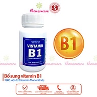 Vitamin B1 lọ to 1800 viên nén, bổ sung vtm b1, tốt cho tiêu hóa, mọc tóc cho trẻ em và người lớn