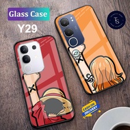 Softcase Glass For VIVO Y29 (4G) & VIVO Y29 (5G) - Case Handphone For VIVO Y29 (4G) & VIVO Y29 (5G) 