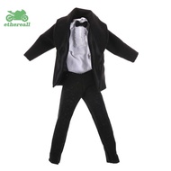 ETH 1 set Formal Suit Black Bowtie Wedding Groom Clothes Tuxedo For Ken Doll PH