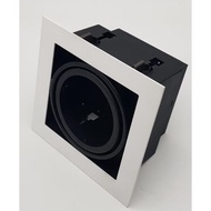 Recessed Downlight Square Front Insert Bulb E27 Model Forest-E16