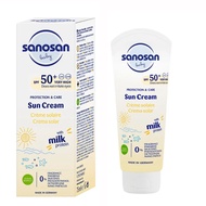 German sanosan baby Sunscreen Moisturizing Cream 75ml SPF50+Waterproof [Beetle Car]