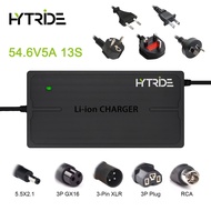 HYTRIDE Smart 54.6V 5A Battery Charger 48V 13S Lithium Ion Li Ion Battery 48V 5A Lithium Polymer Ebike Electric Bike Charger
