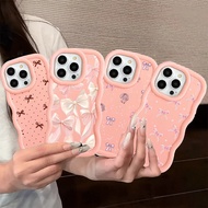 Pink Bowknot Case For OPPO A78 A58 A98 A76 A36 A74 A5 A9 2020 F9 F11 Pro Realme C11 2021 C20 C20A C3