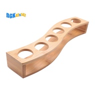 Shot Glass Holder Set-1Oz/30Ml Shot Glass Set Bamboo Shot Glass Holder, 6Pcs Shot Glass Set, Perfect