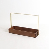 Furnishings Hotel Zen Metal Chinese Office Decorations Carrying Box Wooden New Model Room Entrance S