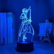SB Anime Led Lampu Malam Seni Pedang Online Kirito untuk Dekorasi Ka
