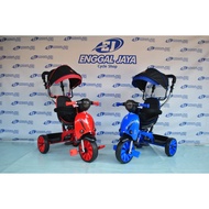 Tricycle Pacific Exotic ET 2251 Vespa Scoopy Motorcycle - 3-Wheeled Children's Bike Exotic Music Str