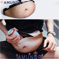 AMUNDR Funny Pack, Funny  Belly Belt Bag, Novelty Creative Travel Waist Bag Men