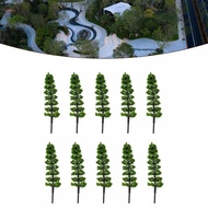 Model Trees Layout Scale Garden Miniature Diorama Landscape 10Pcs 9CM Pine Mini