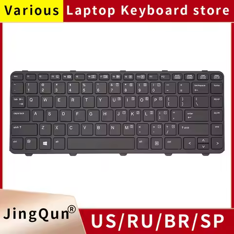 US/RU Russian Spanish Laptop Keyboard For HP Probook 440 G0/ 445 G0/440 G1/440 G2/445 G1/445 G2/ 430