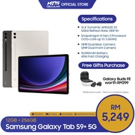 Samsung Galaxy Tab S9+ 5G (12GB+256GB/512GB) Tablet - Original 1 Year Warranty by Samsung MY