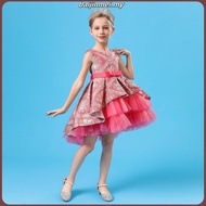 MQATZ Girls Evening Party Dress Ball Gown Kids Dresses Elegant Children Clothing Lace Wedding Prince