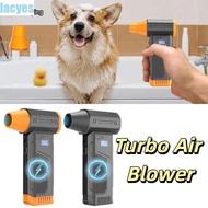 LACYES Turbo Air Blower, 4000mAh Battery Digital Display Wireless Jet Fan, Turbo Technology LED Ligh