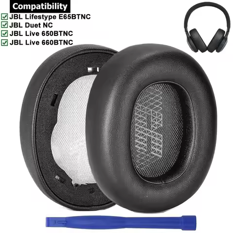 Replacement Earpads Ear Cushion Pads For JBL Lifestyle E65BTNC Live 650BTNC Tune 660BTNC Duet NC Noi