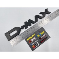 Isuzu DMAX D-MAX Wording Logo Emblem Letter Badge Matt Black Tulisan Dmax