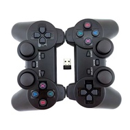 2.4 Game USB Game Console Handle Computer Street TV Cable One for Two Wireless Dual Wireless Handle
