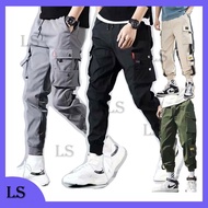 LS Cargo Pants Celana Panjang Seluar Lelaki Pants Men Cargo Seluar Kargo Lelaki