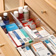 A. PET Drawer Storage Box Retractable Kitchen Tableware Separate Storage Box Desk Desktop Stationery