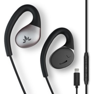 Open Ear Lightning Headphones Wired for iPhone, MFi Certified, in Line Mic for Clear Calls, Enviornm