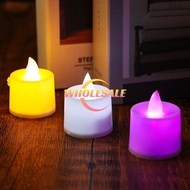 [Wholesale Price] Home Decoration LED Flameless Flickering Smokeless Candle Lamp / Battery Powered LED Light Electric Fake Candles Decor