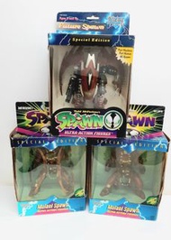 絕版1995至1996年McFARLANE 再生俠FUTURE SPAWN,MUTANT SPAWN figure set 每款$200   倉