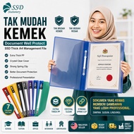 SSD A4 Management File Basic Management File D-320A (Extra Thick) Office Student Paper School Colleg